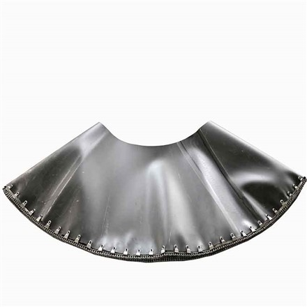 RS50 चेन के साथ 90 डिग्री घुमावदार कन्वेयर बेल्ट